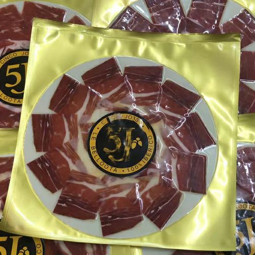 西班牙绿标红标黑标橡果何塞火腿片伊比利亚白标哈蒙jamon ham