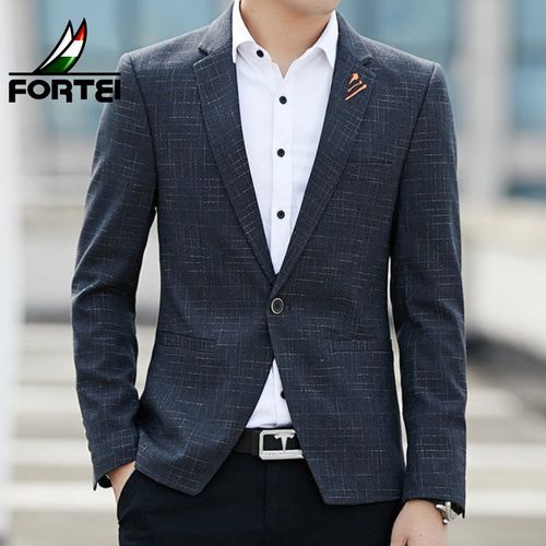 男2022春季商务修身工作西装职业正装男士结婚新郎礼服夹克外套衣服男