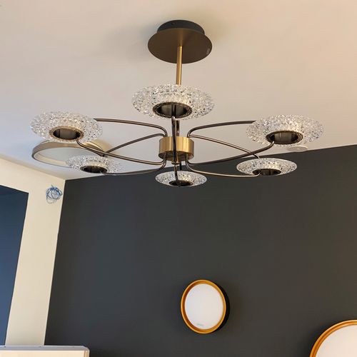 松伟灯具灯饰led玉玲珑吸顶灯吊灯新款