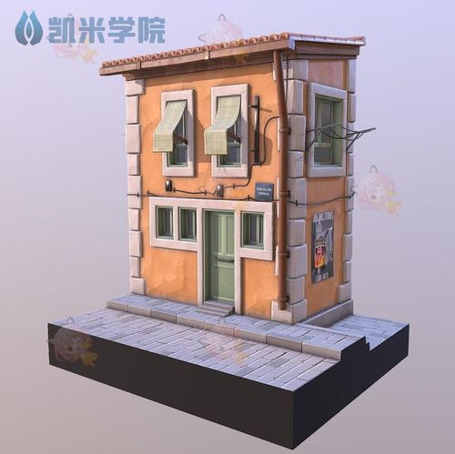 里斯本房屋小楼obj格式c4d设计素材3d模型工程文件推荐下载c584