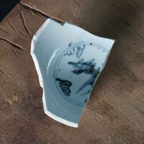 新品明清老瓷片35元一片景德镇青花老瓷片残片d古瓷片墙体瓷片装