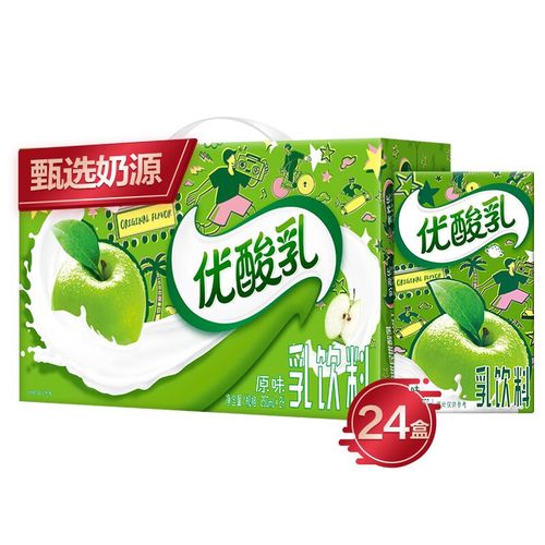 伊利 优酸乳 乳饮料原味250ml*24盒/箱(礼盒装)牛奶饮品 聚会乐