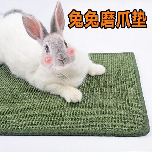 兔子磨爪板宠物兔子抓板解闷玩具磨牙磨指甲垫子刨地兔专用的玩具【4