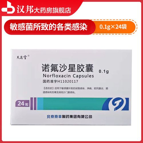 天安堂 诺氟沙星胶囊 0.