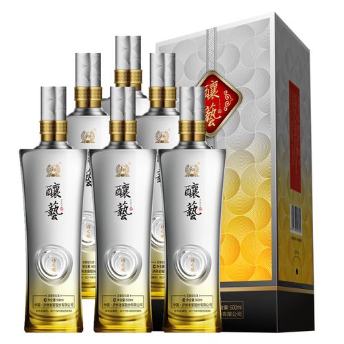 泸州老窖酿艺坊之酿52度浓香型白酒纯粮食酒500ml整箱6瓶装
