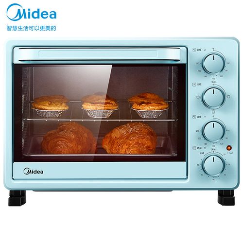美的电烤箱 pt2531 电烤箱 25l家用多功能上下控温 电烤箱 广景大视窗