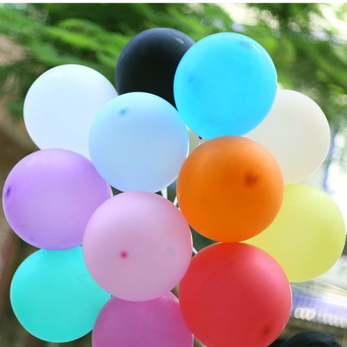 8克圆形珠光加厚气球 结婚派对活动用品 中号气球多种色