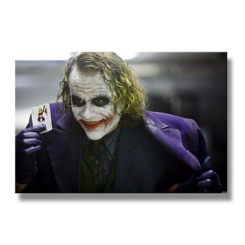小丑海报 希斯莱杰小丑电影英雄海报装饰画 dc黑暗骑士宿舍装饰画挂画
