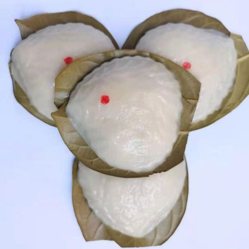 粤西高州特产广东茂名寿桃籺白色糍粑籺农家新鲜现做糯米艾籺化州【3