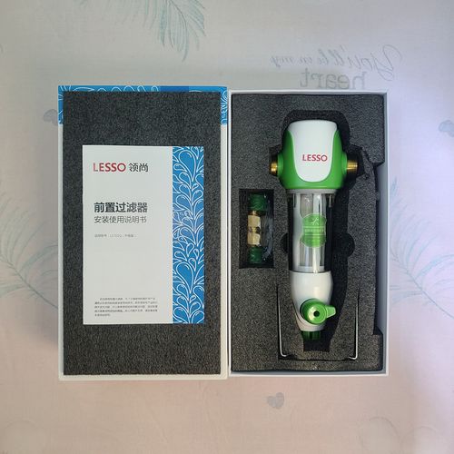 联塑前置过滤器领尚联塑领尚前置过滤器自来水净水器反冲洗手动毛刷刮