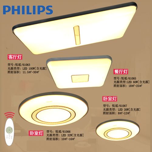 全屋灯具套餐组合三室两厅十大品牌2021新款大气led吸顶灯飞利浦
