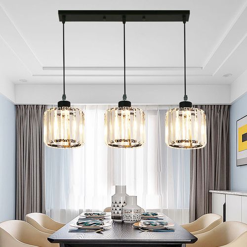 北欧灯具餐厅灯饭厅吧台书房个性三头轻奢后现代简约