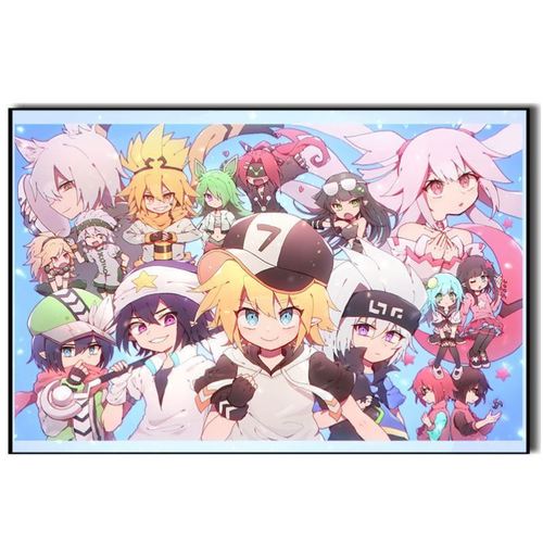 凹凸世界全家福人物diy数字油画手绘填充涂色个性礼物房间装饰画