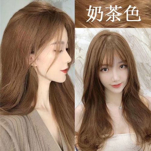 彩色染发膏性学生自己染头发颜色黑色闷青色亚嫲色