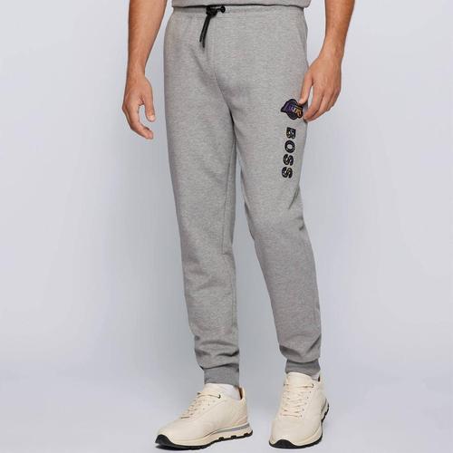 雨果波士hugo boss男款运动裤|boss x nba men"s lakers sweatpants
