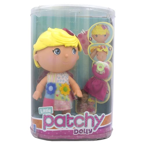 夏芙zapf little patchy dolly双面换装全搪胶仿真娃娃带奶嘴25cm