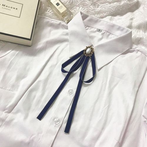学院风领结女系带银行酒店制服衬衫装饰学生学士服毕业领子配饰