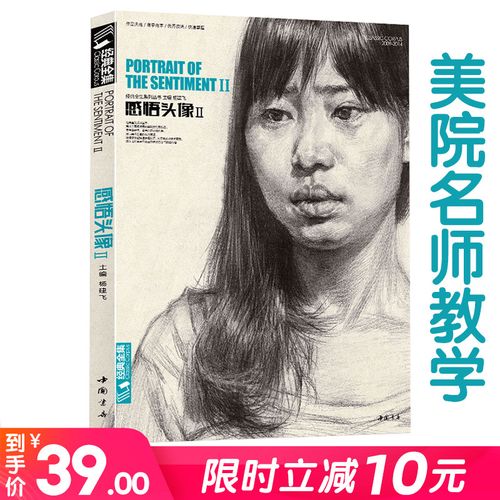 感悟素描2头像书籍人物临摹结构范画本中央美院中国美院名师作品合集