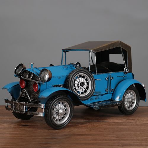 复古怀旧老式汽车老爷车模型摆件书柜客厅电视柜酒柜装饰品工艺品