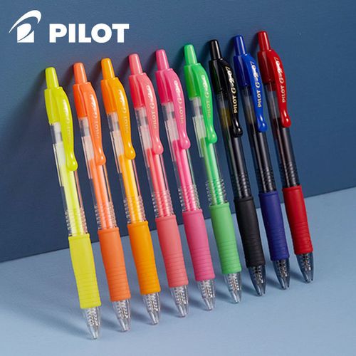 日本pilot百乐g2按挚按动式中性笔0.5/0.7mm中小学生啫喱水笔