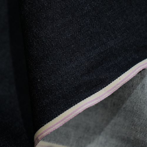 英国merchant and mills13oz粉色赤耳深灰黑斜纹丹宁布80cm宽20cm