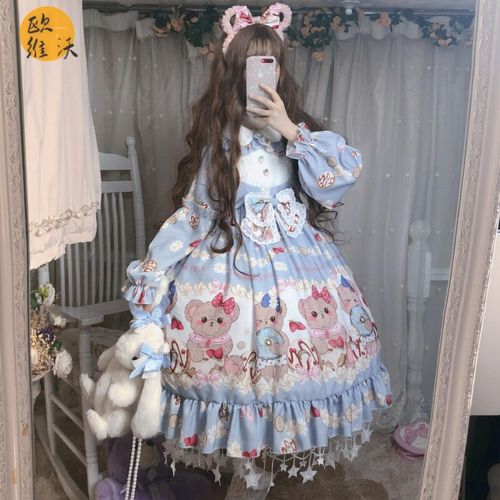 洛丽塔裙子2020日系可爱软妹裙萝莉新款lolita裙公主裙连衣裙女萝莉塔