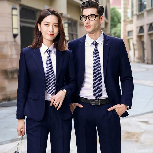 西服套装男士三件套职业装正装西装男外套商务男女同款工作服工装