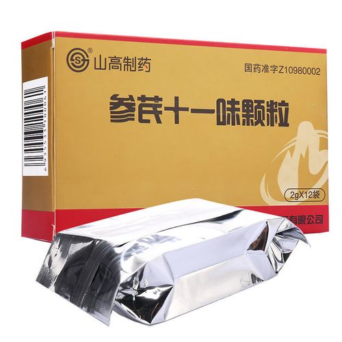 天岁 参芪十一味颗粒 2g*12袋/盒 补脾益气.