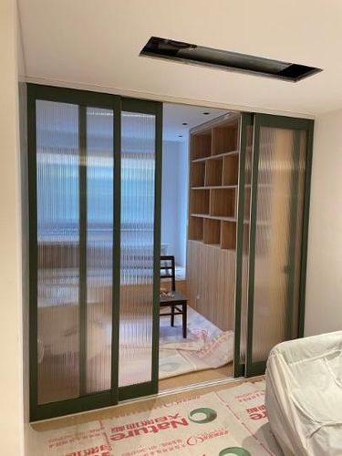 全实木玻璃隔断f门落地玻璃门落地窗客厅阳台折叠隔断