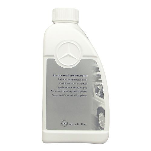 德国原装进口适配奔驰原厂防冻液/发动机冷却液 1升装 粉红/蓝色