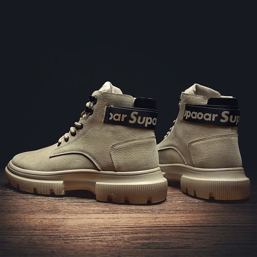 马丁靴男冬季复古英伦风高帮鞋子男潮短靴子中帮百搭韩版户外工装