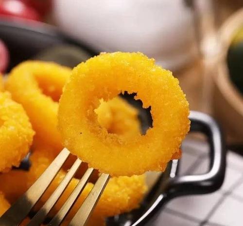 新品 大成姐妹厨房菠萝甜甜圈1千克 油炸小吃冷冻裹粉菠萝圈