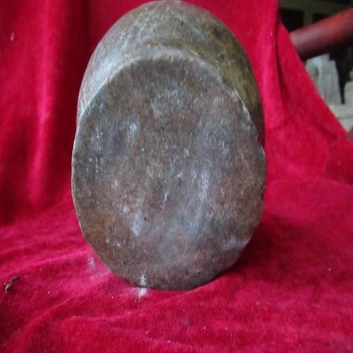 古玩明清老石雕老石头庭院家居摆件明清怀仁堂款捣药罐