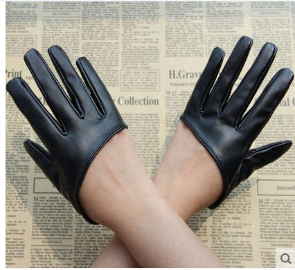 包邮手套ds演出手套领舞手套钢管舞jazz爵士半掌仿皮半截手套