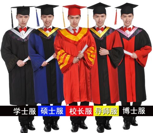 大学生毕业服装合照服学士服硕士服博士服导师服学位
