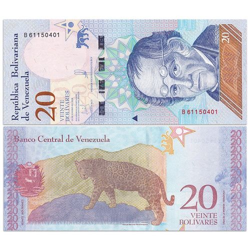 美洲-全新unc 委内瑞拉纸币 2018年 珍稀动物 钱币收藏套装 仅供收藏