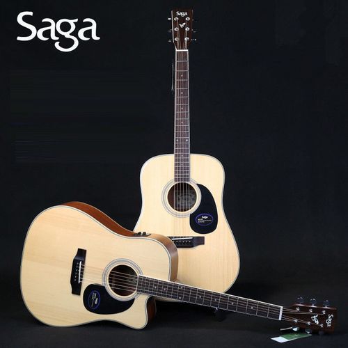 saga萨迦吉他sf700c单板民谣木电箱初学者学生男女4041寸入门级