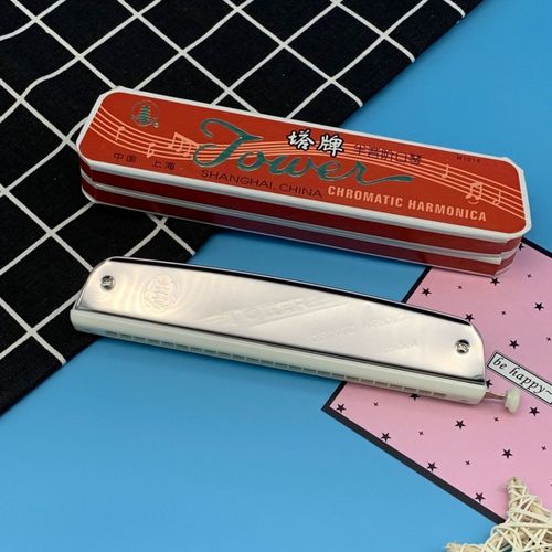 东方m1015塔牌24孔半音阶口琴成人学生初学者普及类入门琴推荐