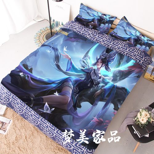 上用品四件套床单被套儿童二次元卡通动漫学生宿舍 p女娲-朔望之晖 1