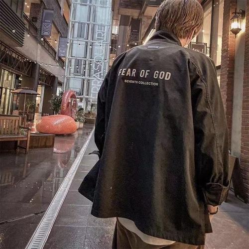 fog 主线第七季植绒字母教练夹克外套冲锋衣