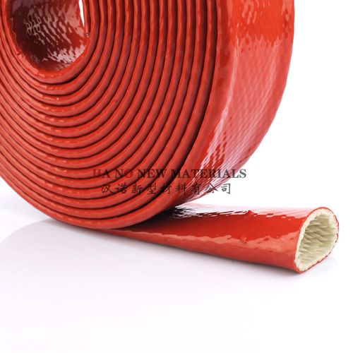 厂家直销耐高温防火套管绝缘套管耐火套管硅胶玻纤套管玻璃丝套管