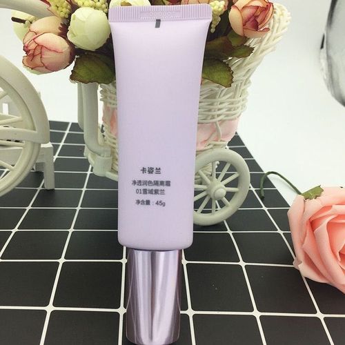 卡姿兰净透润色隔离霜01雪域紫兰02澄净清茶实体店正品