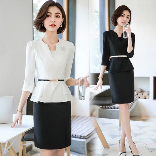 职业装套装女装新款夏秋韩版时尚ol名媛商务西装正装