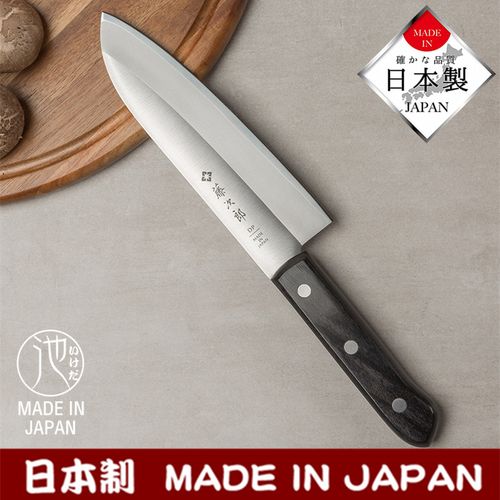 日本进口藤次郎三德刀主厨刀vg10日式菜刀多用水果刀家用切片f311