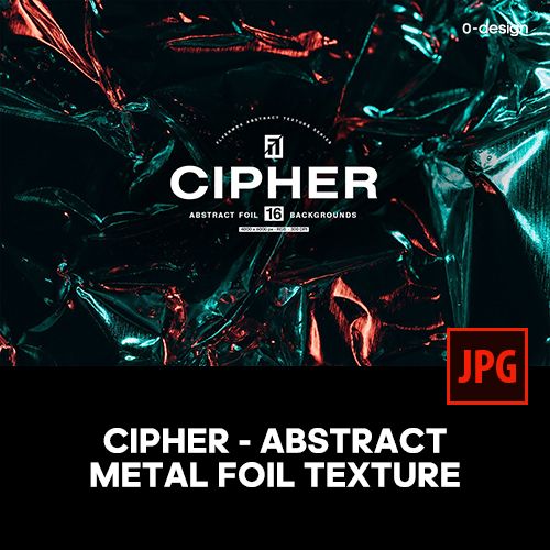 cipher abstract metal foil 16款潮流金属铝箔镭射褶皱背景纹理