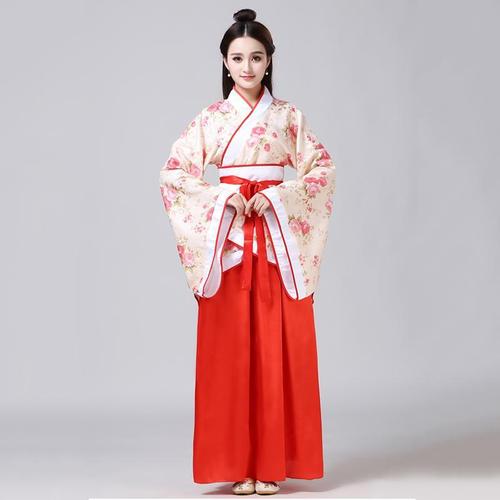 唐装戏服古装服装女仙女唐朝古代汉服演出服古典舞蹈公主贵妃女装 小