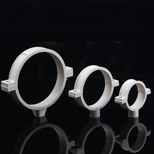 加厚pvc管卡抱箍单双用吊卡 抱身管扣 50 75 110 160排水管道配件