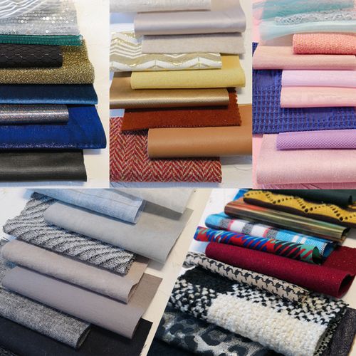 面料小样b 各种布料 100种棉麻丝毛化纤 服装材料课有成份说明