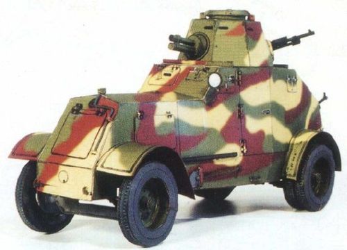 满48包邮wz 29 装甲车 3d立体纸模型手工diy带说明非成品