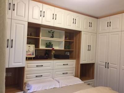 全屋定制兔宝宝实木生态板衣柜组和移门整体衣帽间模压门卧室家具